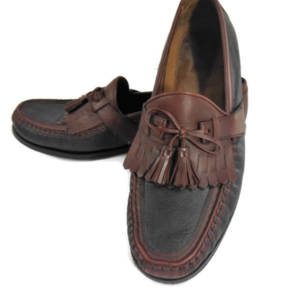 Johnston & Murphy Leather Dress Slip On Loafers